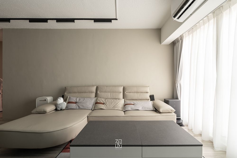 滿天星-淺茶色大沙發